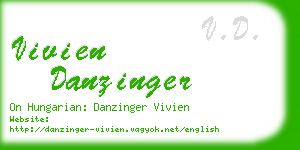 vivien danzinger business card